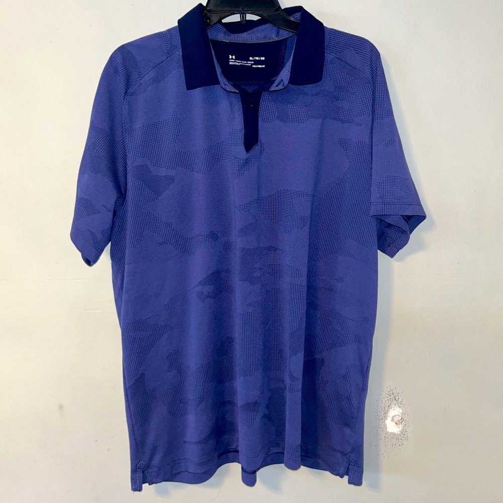 Under Amour Camo Dri-fit golf polo